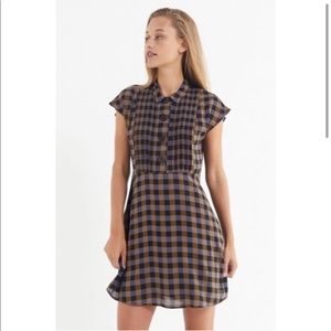 New Plaid short dress
